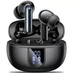 Cuffie Bluetooth, Auricolari Bluetooth 5.3 con 4 HD Microfono Cancellazione Rumore