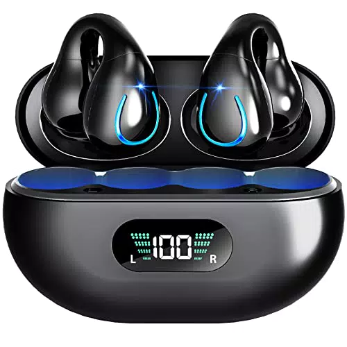 Cuffie Bluetooth, Auricolari Bluetooth 5.3 con Microfono