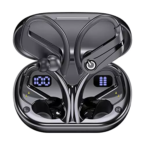 Cuffie Bluetooth Sport, Auricolari Bluetooth 5.3 con Mic