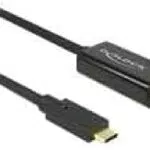 DeLOCK Cavo Connettore USB Type-C ™> Connettore Displayport 4K 60 Hz 2 m Nero