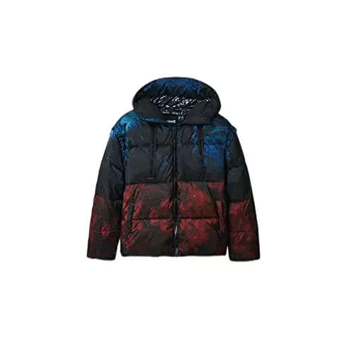Desigual Padded_Uppsala, 2000 Black Cappotto Corto Imbottito