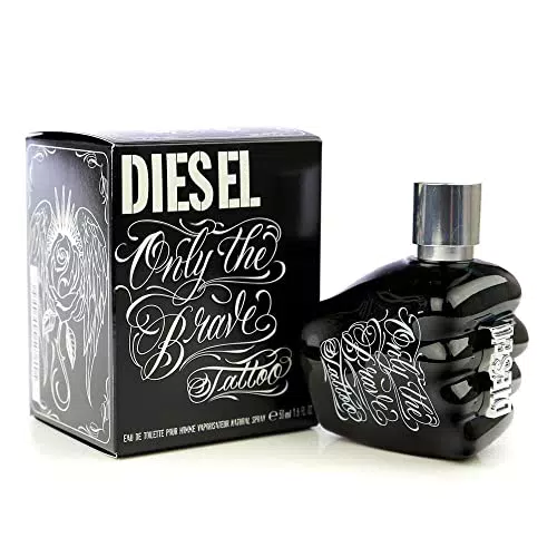 Diesel Only The Brave Tattoo, Eau de Toilette Uomo, 50 ml