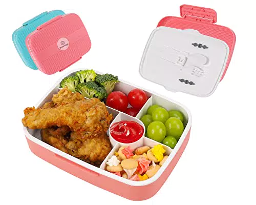 Dreamhigh Porta Pranzo, 1300ml Lunch Box Prova di Perdite per Bambini e Adulti
