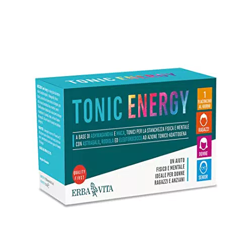 Erba Vita Integratore Alimentare Tonic Energy - 10 Flaconi