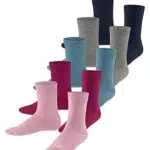 ESPRIT Solid Mix 5-Pack cotone tinta unita confezione di 5 paia
