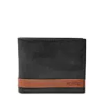 Fossil Portafoglio da uomo Quinn, 100% pelle nero 11