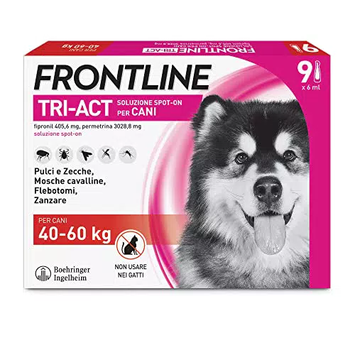 Frontline Triact, 9 Pipette, Cane XL