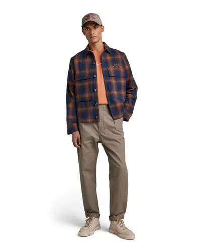 G-STAR RAW Men's Worker Chino Relaxed, Marrone