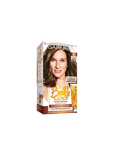 Garnier Belle Color Colorazione Permanente, 21 Castano Chiaro Dorato