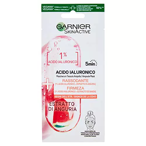 Garnier Maschera in Tessuto Ampolla Rassodante, Contro i Segni dell'Età