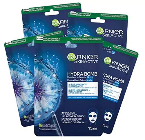 Garnier Maschera in Tessuto Skin Active Hydra Bomb Notte