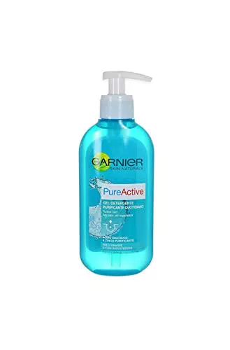 Garnier Pure Active Gel Detergente Purificante per Pelli Grasse o con Imperfezioni