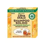 Garnier Ultra Dolce Shampoo Solido Tesori di Miele, Per Capelli Fragili che si Spezzano