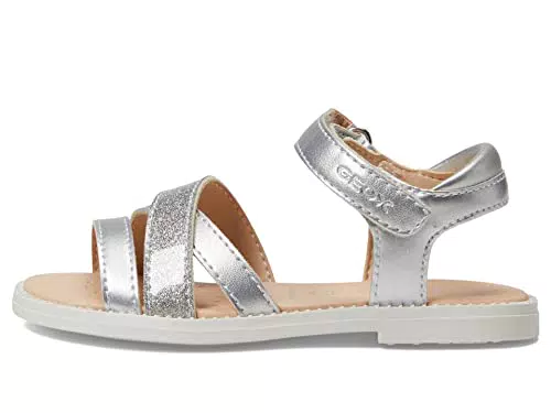Geox J Sandal Karly Girl, Silver