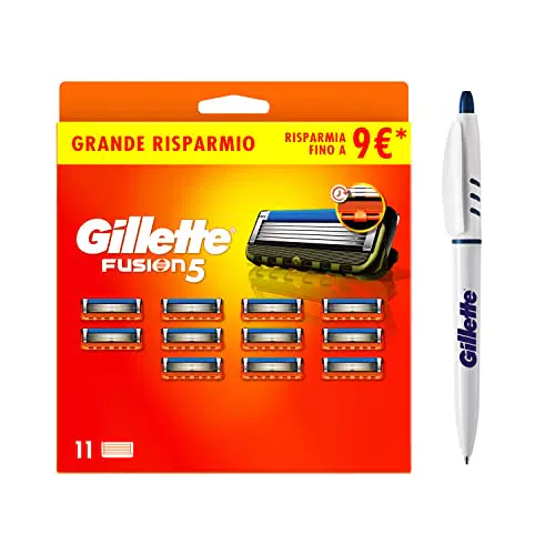 Gillette Fusion LAMETTE DA BARBA, 11 RICAMBI