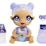 Glitter Babyz MGA'S SELENA STARGAZER - Bambola con 3 cambi di colore