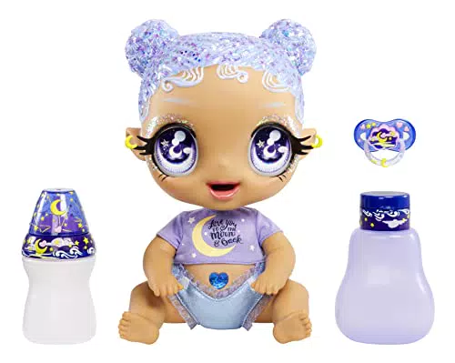 Glitter Babyz MGA'S SELENA STARGAZER - Bambola con 3 cambi di colore