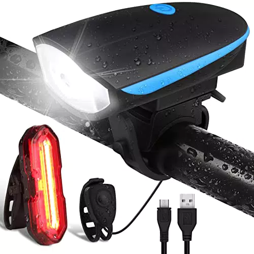 Gobikey Luci per Biciclette a LED, Anteriore e Posteriore