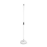 Gravity MS 23 W - Asta microfonica dritta con base tonda bianco