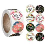 Autoadesivo Decorativo thank you 500 Pezzi 