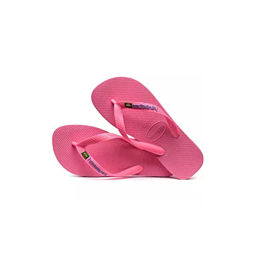 Havaianas Brasil Logo, Flipflop Unisex, Rosa, 43/44