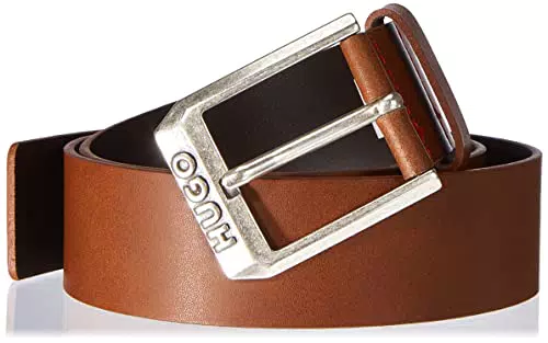 HUGO Cintura, Marrone Medio, 100 cm Uomo
