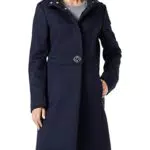 HUGO Melines Cappotto da donna, blu scuro, 44