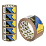Idena 90129 Nastro adesivo marrone, 6 rotoli