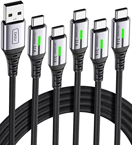 INIU Cavo USB Type-C 3, 1A QC 3, 0 Cavo USB C Ricarica Rapida