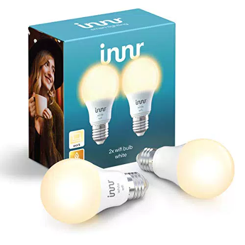 innr WiFi E27 Lampadina LED White, 2 pezzi