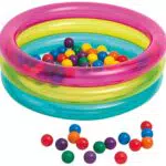 Intex 48674 - Piscina Baby 3 Anelli Palline Colorate, 86 x 25 cm
