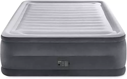 Intex Letto gonfiabile serie Queen Dura-beam 64418NP con BIP, grigio