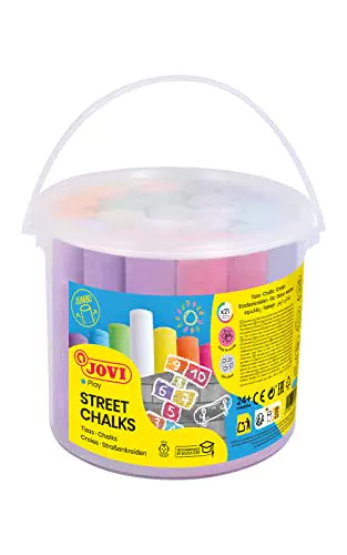 JOVI - Maxi CLASSCOLOR Gessetti stradali, 20 Pezzi