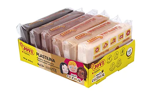 JOVI - Plastilina, 6 colori assortiti