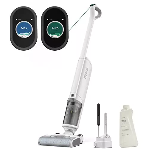JOYAMI Aspirapolvere cordless a umido e a secco Display digitale LCD Aspirapolvere/Pulitore intelligente e leggera per pavimenti