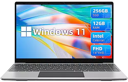 Jumper Computer Portatile Windows 11, 12GB DDR4 RAM 256GB SSD