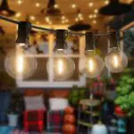 K-Bright Catena Luminosa Esterno 50FT/15M, Luci da Esterno Impermeabile LED Catene Luminose con 25 G40 Lampadine Decorative per Terrazzo