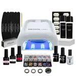 KIT UNIC DELUXE WHITE MEANAIL • Kit Semipermanente Unghie Professionale Completo • Lampada UV 36 WATT Bianca NO timer