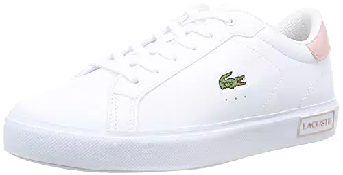 Lacoste Powercourt 0721 1 Suj, Sneaker, Wht/Lt Pnk