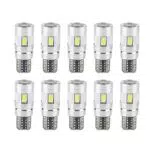 Lampadine a LED-Duokon 10pcs T10 5630 6SMD W5W decodifica auto LED Canbus lampadina errore luce targa indicatore lato libero