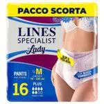 LINES SPECIALIST PANTS PLUS per Incontinenza, Taglia M
