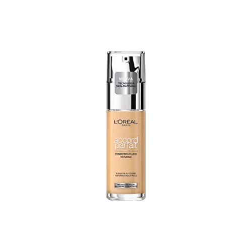L'Oréal Paris Fondotinta Liquido, Idratazione 24H, 2N Vanilla