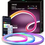 LPDISPLAY RGBIC Neon Strisica LED con Sincronizzazione di musica, 3 metri