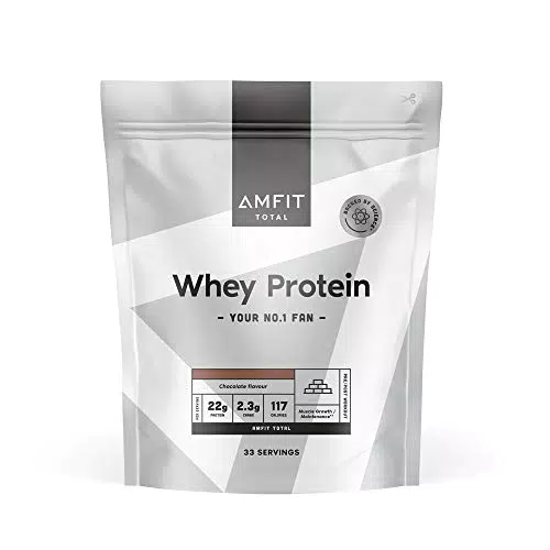 Amfit Nutrition Proteine del Siero di Latte in Polvere 1kg - Cioccolato