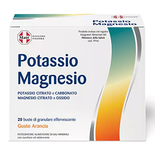 Matt, Potassio e Magnesio, Integratore Alimentare di Sali Minerali