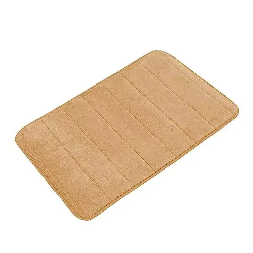 Memory Foam Foam Bath Mat Antiscivolo Back, Morbidezza in Pile di Corallo