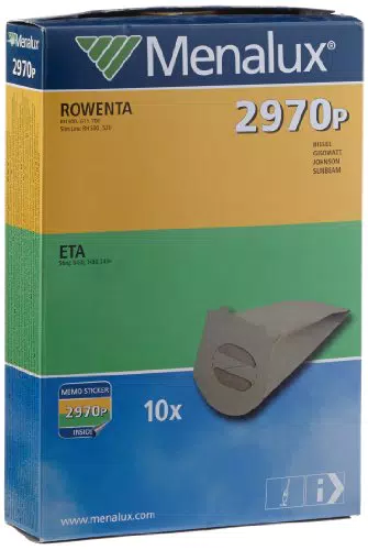 Menalux 900196695 2970P Sacchetti per Scope Rowenta Slim Line