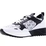 Michael Kors Theo Trainer, Sneaker Donna, nero/bianco, 41