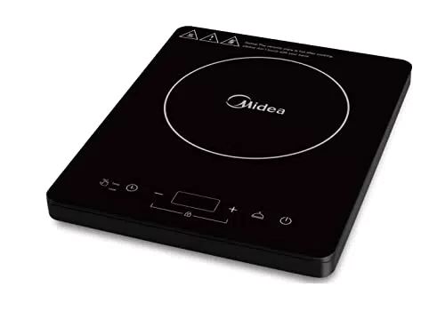 MIDEA MC-STW2018 Piastra a Induzione, 2000W, Piano Cottura Touch a Induzione