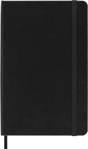 Moleskine - Classic Notebook, Formato Medium 11,5 x 18 cm, Colore Nero